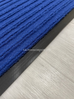 Придверные коврики Ребристый влаговпитывающий  синий 60x90см - Ковровый центр «Енисей»